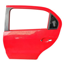Porta Traseira Esquerda Vw Gol G7 G8 19/24 Traseira Esquerdo Vermelho