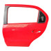 Porta Traseira Esquerda Vw Gol G7 G8 19/24 Traseira Esquerdo Vermelho