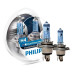 Kit Lâmpada Philips Crystal Vision Ultra H4 55w-12v 4300