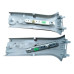 Par Moldura Coluna Cinto Sandero 769132845r/769142243r Cinza