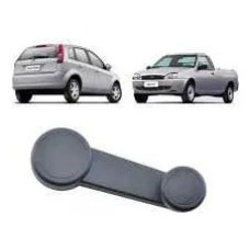 Manivela Vidro Manual Ford Fiesta Ka 2003 A 2014 Preto