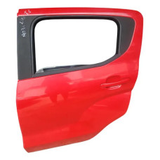 Porta Traseira Esquerda Completa  Fiat Mobi Like 2017 Traseira Esquerdo Vermelho