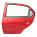 Porta Traseira Esquerda Gol Voyage G5 G6 G7 Traseira Esquerda Vermelho