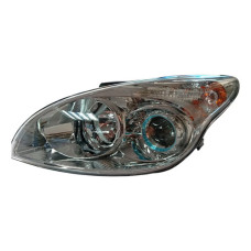 Farol Esquerdo Hyundai I30 2009-2012 Cromado Esquerdo/motorista