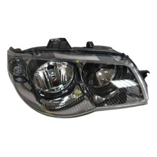 Farol Lado Direito Fiat Palio Cromado Preto Direito/passageiro