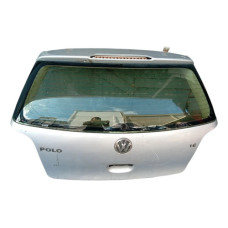 Tampa Traseira Porta Malas Volkswagen Polo Cinza S/ Vidro Cinza