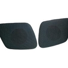 Par Tampa Moldura Twitter Porta Traseira Audi A4 2010 Preto