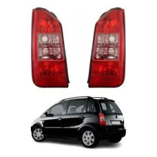Par Lanterna Fiat Idea  2005 A 2010 Grade Vermelha Ambos Lados Vermelho