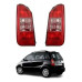 Par Lanterna Fiat Idea  2005 A 2010 Grade Vermelha Ambos Lados Vermelho