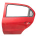 Porta Traseira Esquerda Gol Voyage G5 G6 G7 Traseira Esquerda Vermelho