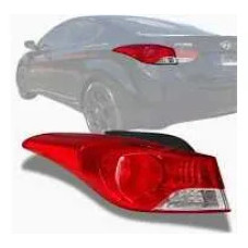 Lanterna Traseira Esquerda Hyundai Elantra 11 A 13 Esquerdo/motorista Vermelho