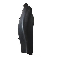 Moldura Coluna Branco Traseira Esquerda Renault Fluence  Preto