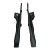 Par Acab Churrasqueira Renault Sandero 668223701r/668225143r Preto