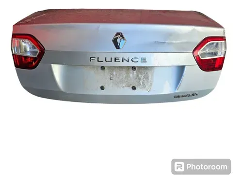 Tampa Traseira Renault Fluence 2013 Prateado