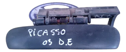 Maçaneta Externa Citroen Picasso 03 Dianteira Esquerda Usado Preto