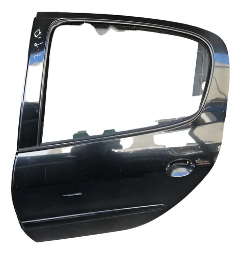 Porta Traseira Esquerda Peugeot 207 1.4 Traseira Esquerdo Preto