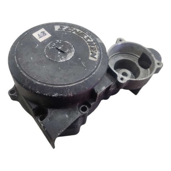 Tampa Com Estator Motor Lado Esquerdo Kasinski Comet 150 Preto