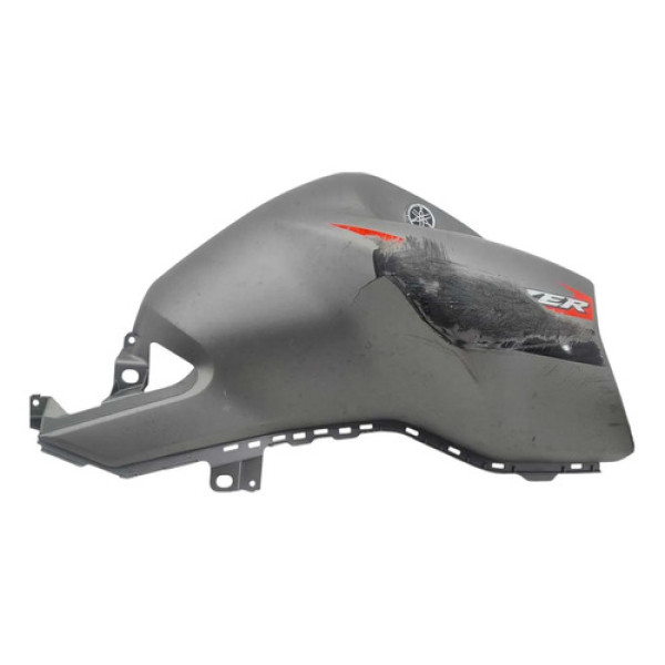 Carenagem Aba Tanque Direito Detalhe Yamaha Fz15 2023 2024 Cinza