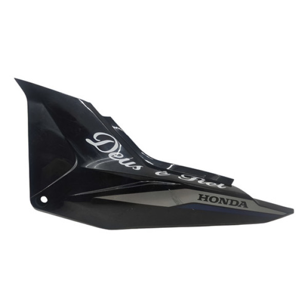 Tampa Lateral Esquerda Honda Bros 160 2022 2024 Original Preto