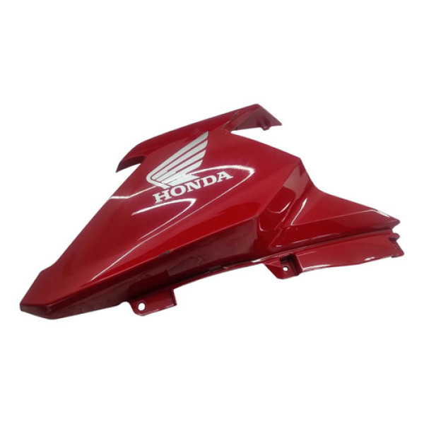 Carenagem Aba Tanque Esq Honda Cg 160 Fan 2025 Detalhe Vermelho
