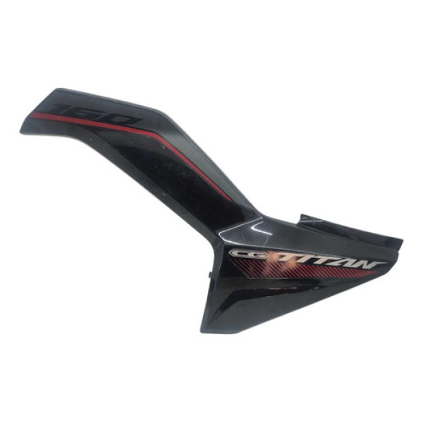 Tampa Lateral Esquerda Honda Titan 160 2020 Original Preto