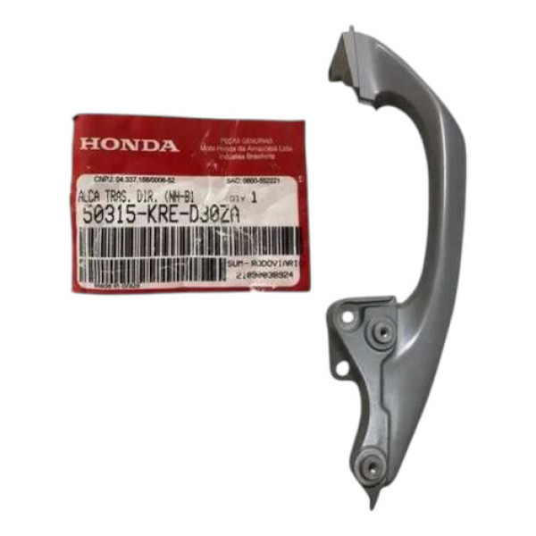 Alça Direita Honda Nxr Bros 150 2013 2014 Original Prateado