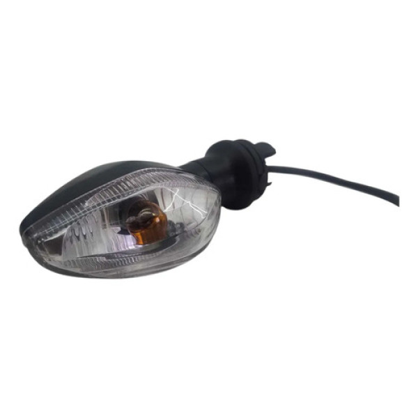 Pisca Traseiro Esquerdo Honda Fan 160 2022 Original Preto