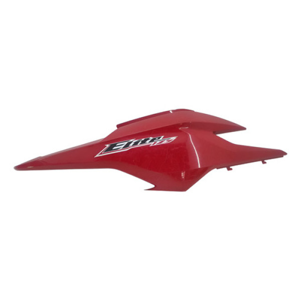 Tampa Lateral Direita Detalhe Honda Elite 125 2019 2024 Vermelho