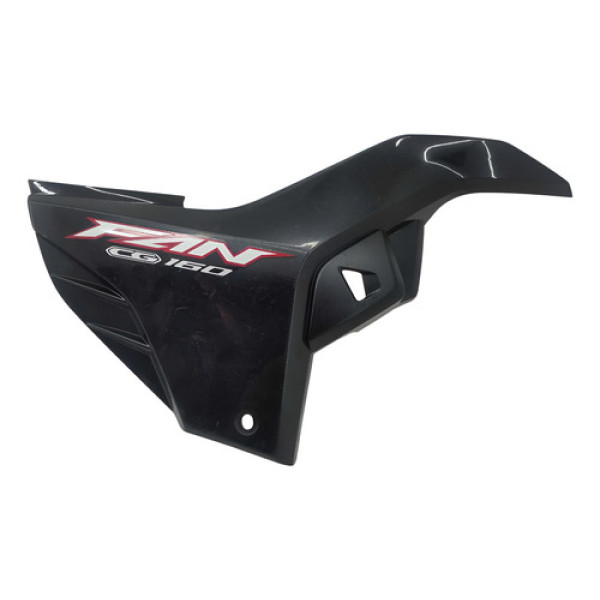 Tampa Lateral Direita Honda Fan 160 2019 Original Preto