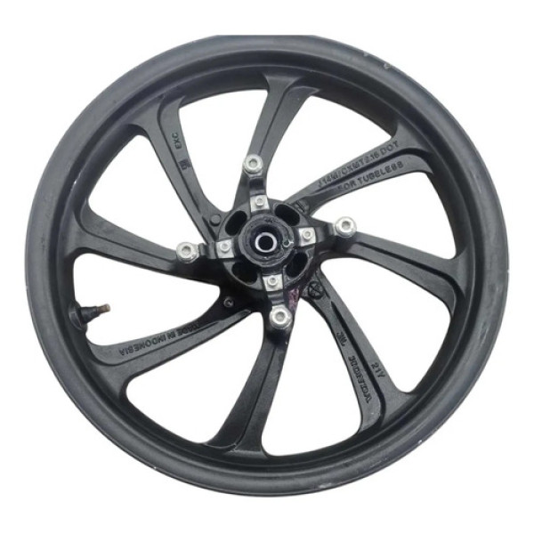 Aro Dianteiro Honda Pcx 150 Dlx Abs 2019 2022 Original Preto