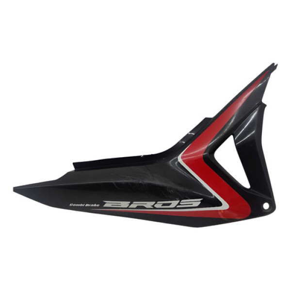 Tampa Lateral Direita Honda Bros 160 2015 2021 Original Preto