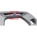  Carenagem Bocal Escapamento Honda Cb 300 Twister Original Prateado