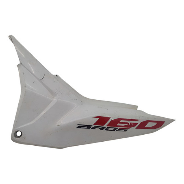 Tampa Lateral Esquerdo Honda Bros 160 2016 2022 Original Branco