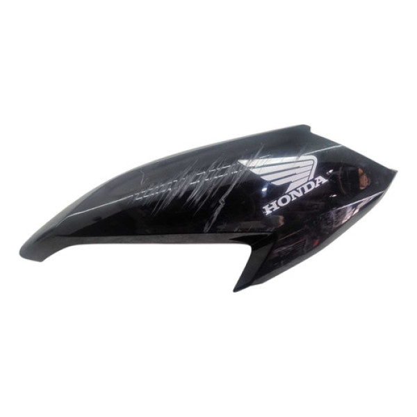 Aba Do Tanque Direito Honda Fan 160 2022 2024 Original Preto Preto