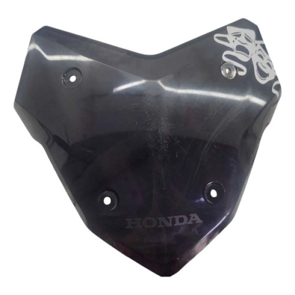 Para Brisa Bolha Honda Sahara 300 2025 2026 Original Preto