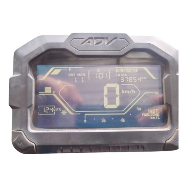 Painel Instrumento Honda Adv 150 2020 2024 Km: 37.854 Preto