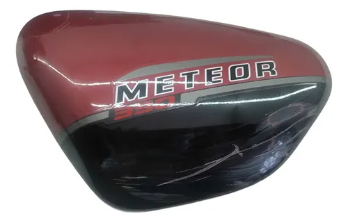 Tampa Lateral Carenagem Royal  Meteor 350 Esquerda Avaria Vermelha