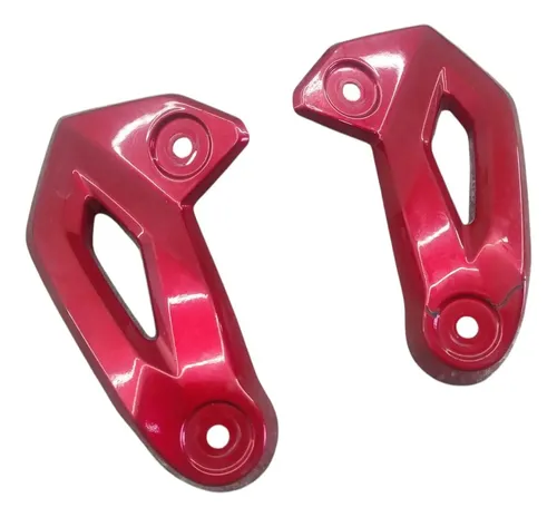 Par Carenagem Bananinha Yamaha Fazer Fz15 2023 2025 Original Vermelha