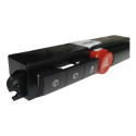 Comandos Tração Pisca Alerta Limpa Vidro Gm Captiva 2008/11 Preto E Vermelho