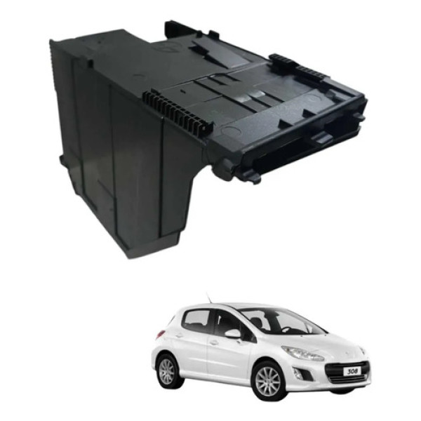 Suporte Caixa Bateria 9666919980 Peugeot 308 408 2.0 2011/19 Preto