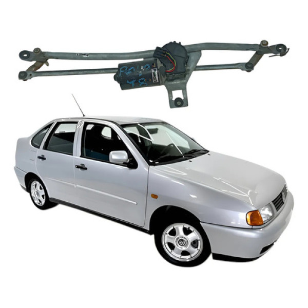 Motor Limpador Para-brisa 0390241154 Vw Polo Classic 1997/02