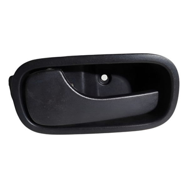 Maçaneta Interna Dianteira Esquerda Fiat Novo Uno 2011 2016 Preto Dianteira