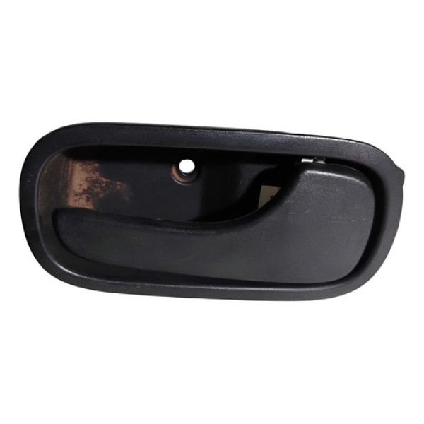 Maçaneta Interna Dianteira Direita Fiat Novo Uno 2011 2016 Preto Dianteira