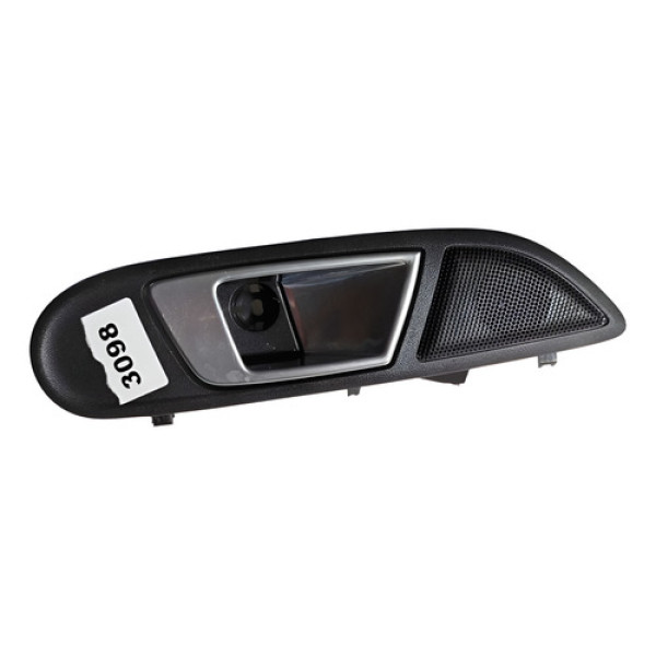 Maçaneta Interna Dianteira Direita Ford New Fiesta 2013/18 Preto E Prata Dianteira