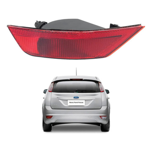 Lanterna Neblina Esquerda Ford Focus Hatch 2008/13 Original Esquerdo/motorista Vermelho