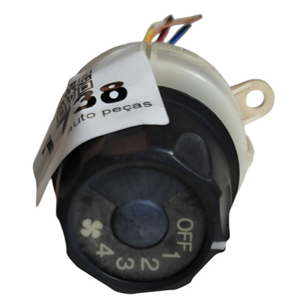 Botão Comando Ventilação Ar Honda Fit 2009 2013 Preto