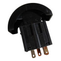 Botão Pisca Alertas 90565714 Original Gm Astra 1999 2011 Preto