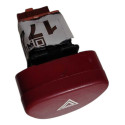 Botão Pisca Alerta 60519 Citroën C3 2003 2011 Original Vermelho