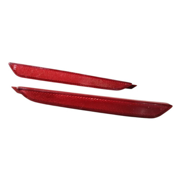 Par Refletor Para-choque Traseiro Hyundai Hb20 2013 2015  Vermelho