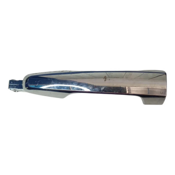 Macaneta Externa Mitsubishi L200 Triton 2013 Cromada Prata Prata Dianteira